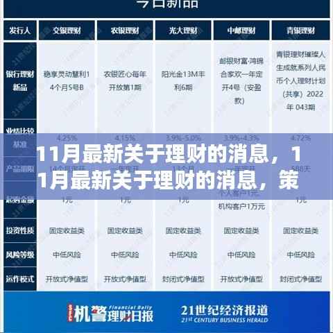 11月最新理财消息,策略、趋势与案例分析详解