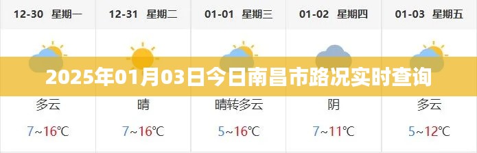南昌实时路况查询，最新路况信息更新通知
