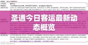 圣通今日客运最新动态概览