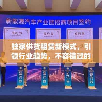 独家供货租赁新模式,引领行业趋势,不容错过的创新业务