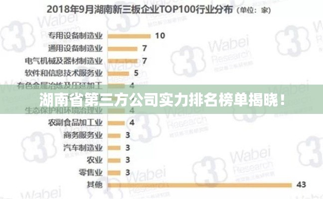 湖南省第三方公司实力排名榜单揭晓！