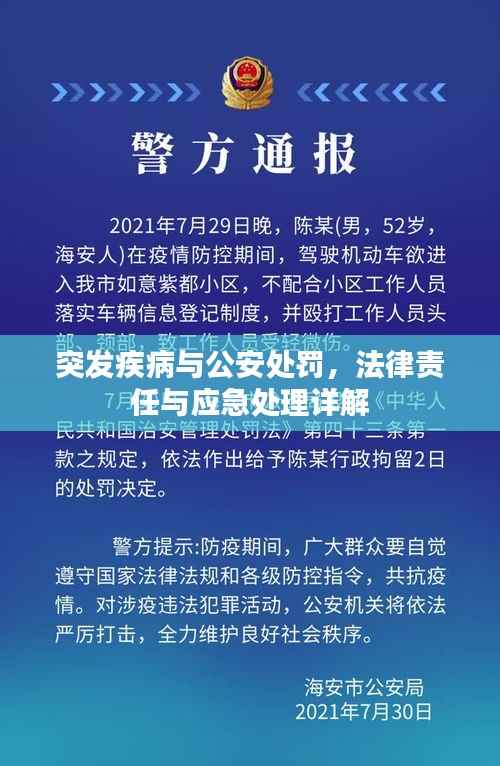 突发疾病与公安处罚,法律责任与应急处理详解