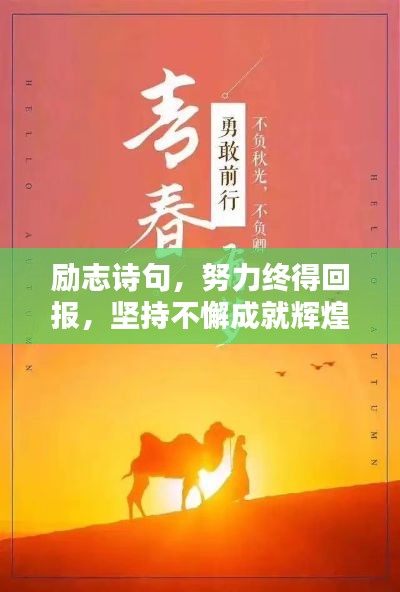 励志诗句,努力终得回报,坚持不懈成就辉煌